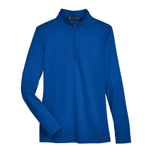 Harriton Women's Advantage Snag Protection Plus Quarter-Zip... from ASI 84358 S&S Activewear