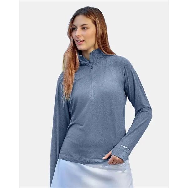 Nautica Women's Saltwater Quarter-Zip Pullover... from ASI 84358 S&S Activewear