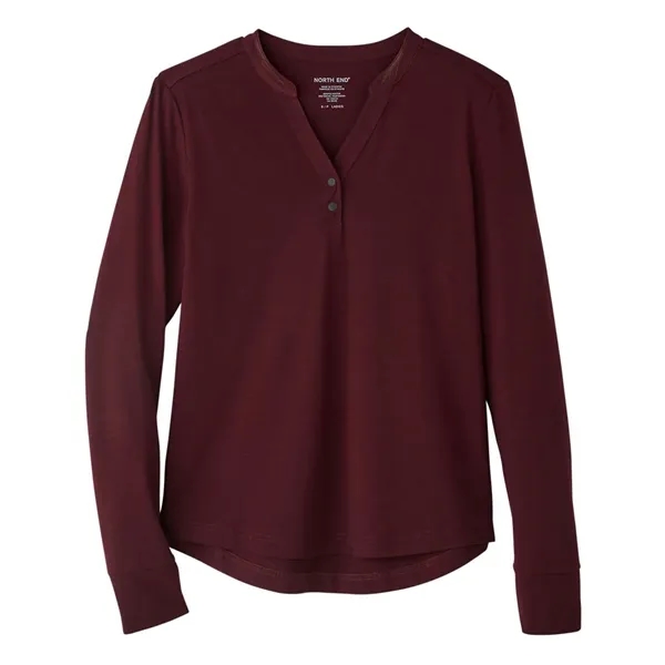 North End Women's JAQ Snap-Up Stretch Performance Pullover... from ASI 84358 S&S Activewear