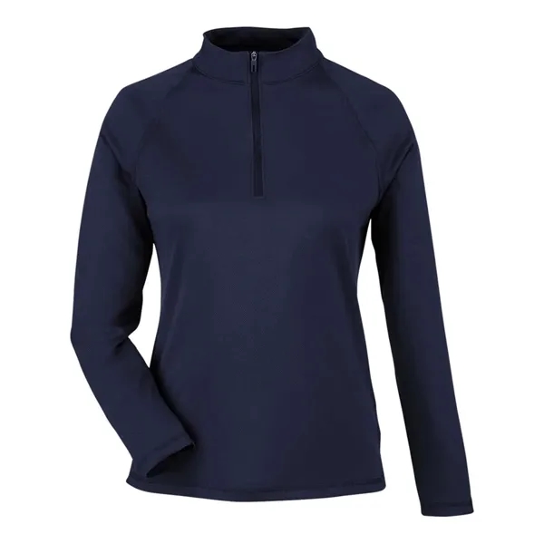 North End Women's Express Tech Performance Pique Quarter-Zip... from ASI 84358 S&S Activewear