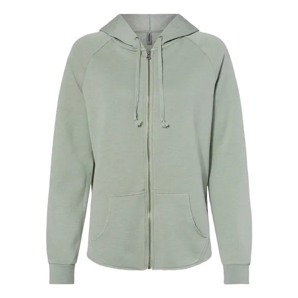 Independent Trading Co. Women's California Wave Wash Zip ...... from ASI 84358 S&S Activewear