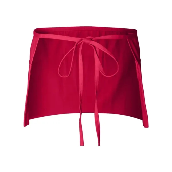 Apron made of cotton/polyester with waist ties and a three-section front... from ASI 84358 S&S Activewear