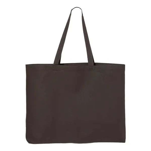 100% heavy canvas jumbo tote with 23" web canvas handles and... from ASI 84358 S&S Activewear