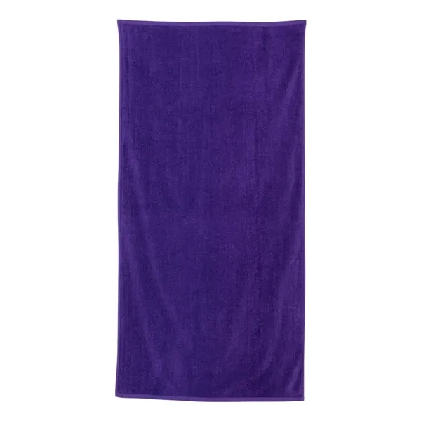 Q-Tees Velour Beach Towel... from ASI 84358 S&S Activewear
