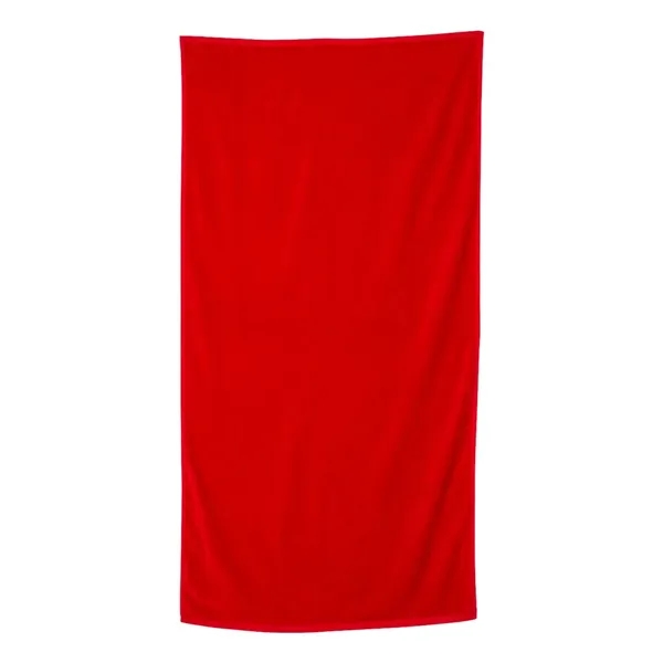Q-Tees Velour Beach Towel... from ASI 84358 S&S Activewear