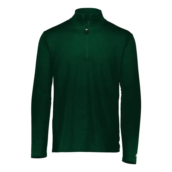 Russell Athletic Striated Quarter-Zip Pullover... from ASI 84358 S&S Activewear