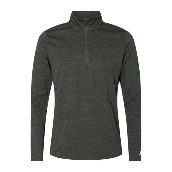 Russell Athletic Striated Quarter-Zip Pullover... from ASI 84358 S&S Activewear