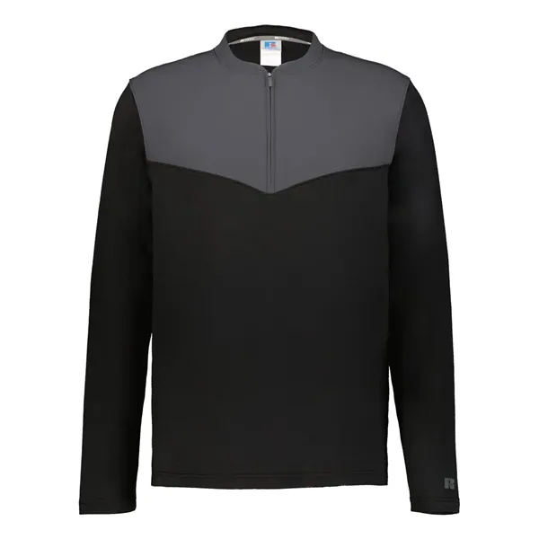 Russell Athletic Unisex Sideline Grid Fleece Quarter-Zip ...... from ASI 84358 S&S Activewear