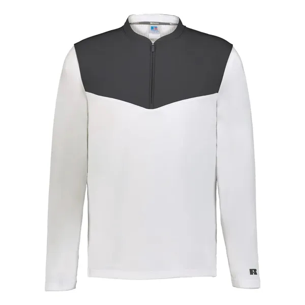 Russell Athletic Unisex Sideline Grid Fleece Quarter-Zip ...... from ASI 84358 S&S Activewear