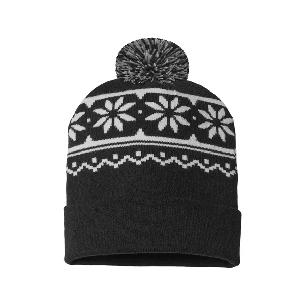 CAP AMERICA USA-Made Snowflake Beanie... from ASI 84358 S&S Activewear