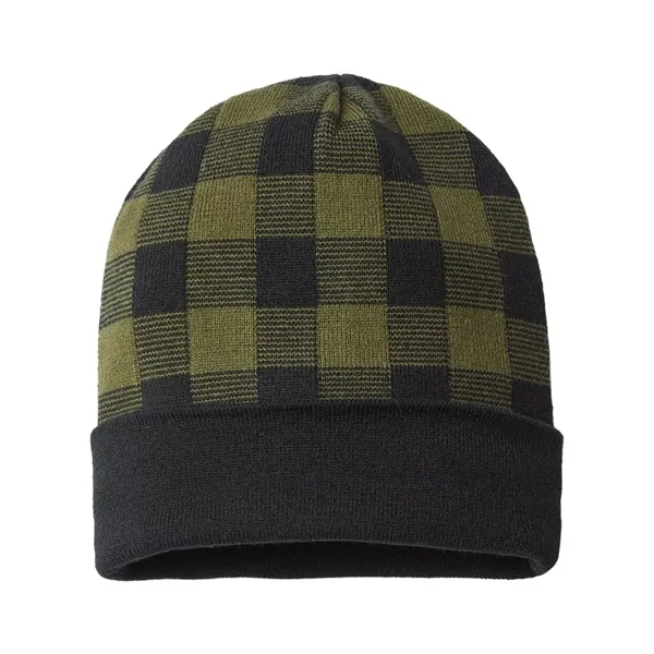 CAP AMERICA Plaid Knit with Cuff... from ASI 84358 S&S Activewear