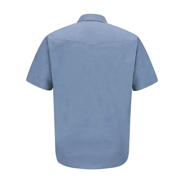 Deluxe Western Style Short Sleeve Shirt Long Sizes... from ASI 84358 S&S Activewear