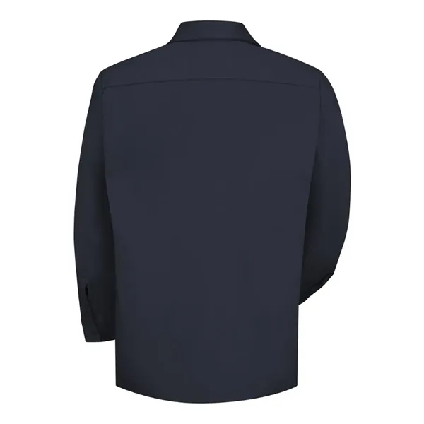 Long sleeve uniform shirt with two front pockets with button closures.... from ASI 84358 S&S Activewear