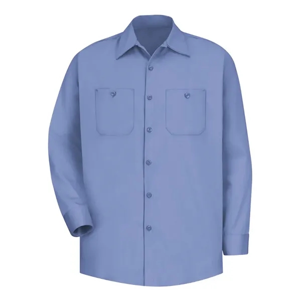 Long sleeve uniform shirt with two front pockets with button closures.... from ASI 84358 S&S Activewear