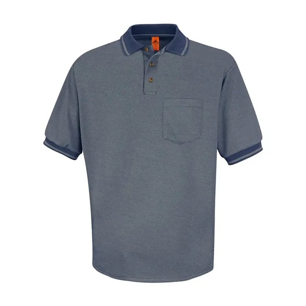 Knit twill shirt with 3 tortoise shell buttons, wickable finish, and... from ASI 84358 S&S Activewear