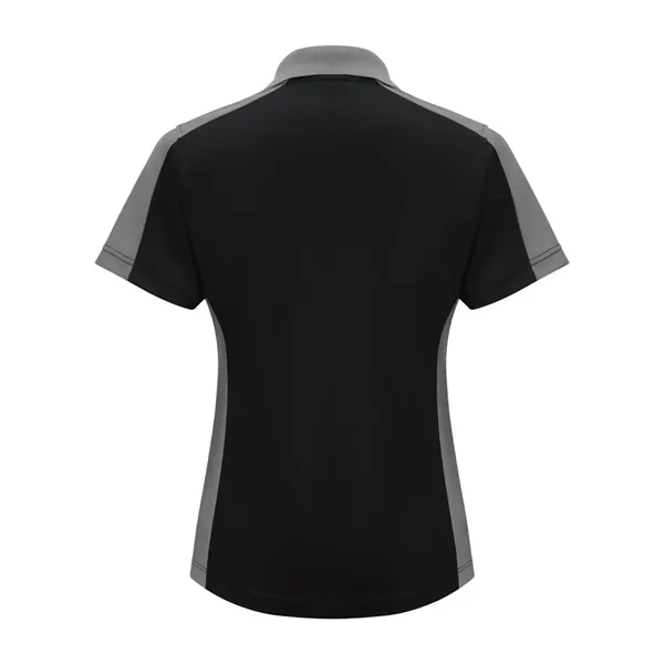 Women's Short Sleeve Performance Knit Two-Tone Polo... from ASI 84358 S&S Activewear
