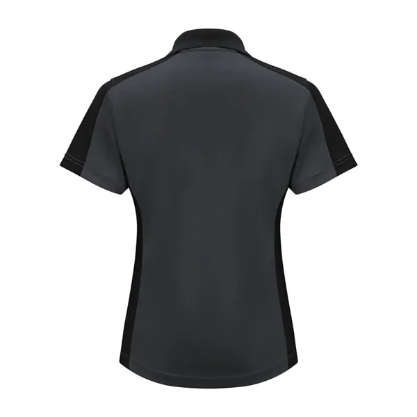Women's Short Sleeve Performance Knit Two-Tone Polo... from ASI 84358 S&S Activewear