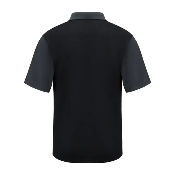 Short Sleeve Performance Knit Color-Block Polo... from ASI 84358 S&S Activewear