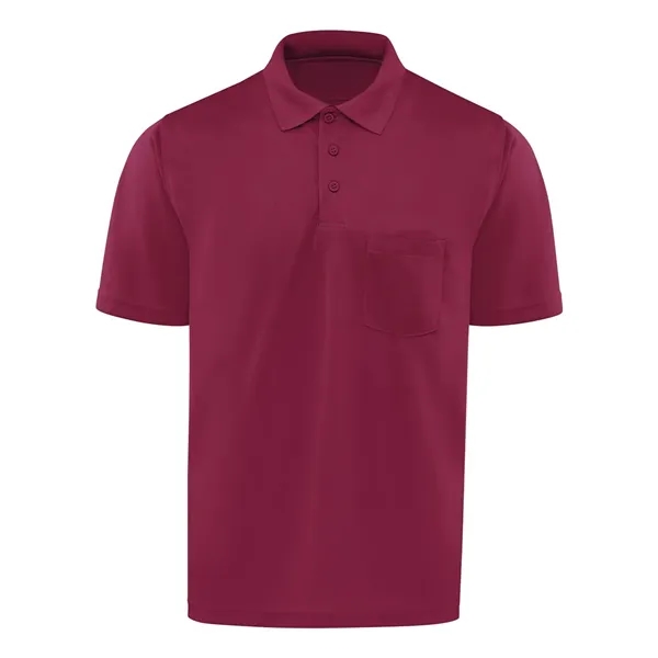 Short Sleeve Performance Knit Pocket Polo... from ASI 84358 S&S Activewear