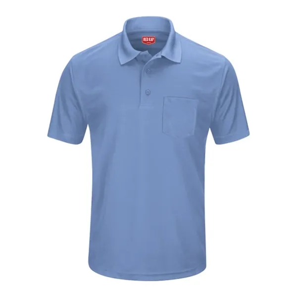 Short Sleeve Performance Knit Pocket Polo... from ASI 84358 S&S Activewear