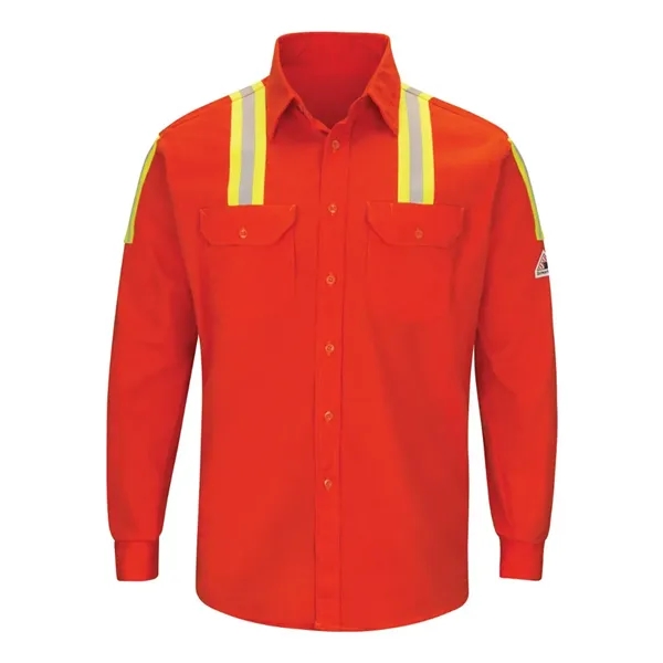 Bulwark Enhanced Visibility Long Sleeve Uniform Shirt - L...... from ASI 84358 S&S Activewear