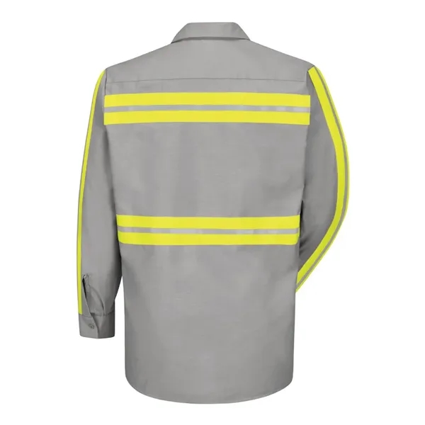 Long Sleeve Enhanced Visibility Industrial Work Shirt... from ASI 84358 S&S Activewear