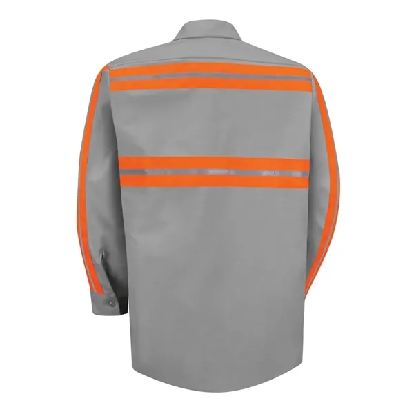 Long Sleeve Enhanced Visibility Industrial Work Shirt... from ASI 84358 S&S Activewear