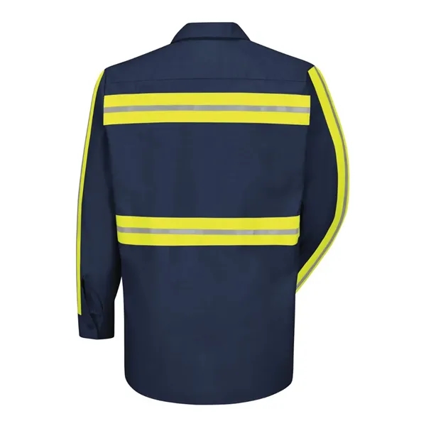 Long Sleeve Enhanced Visibility Industrial Work Shirt... from ASI 84358 S&S Activewear