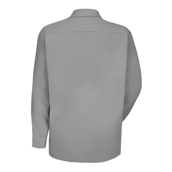 Long sleeve workshirt with a two-piece convertible collar and no chest... from ASI 84358 S&S Activewear