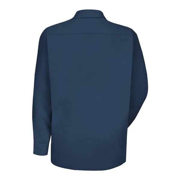Long sleeve workshirt with a two-piece convertible collar and no chest... from ASI 84358 S&S Activewear