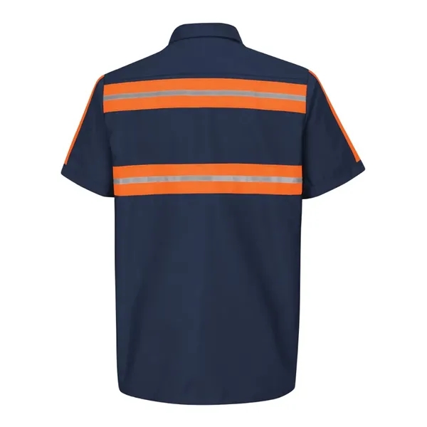 Enhanced Visibility Industrial Work Shirt Long Sizes... from ASI 84358 S&S Activewear