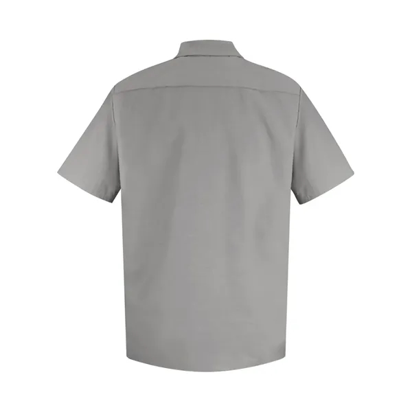 Short sleeve work shirt made of 65/35 polyester/cotton TouchTex™ II fabric.... from ASI 84358 S&S Activewear
