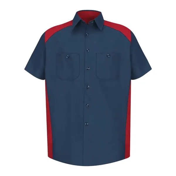 Short Sleeve Motorsports Shirt Long Sizes... from ASI 84358 S&S Activewear