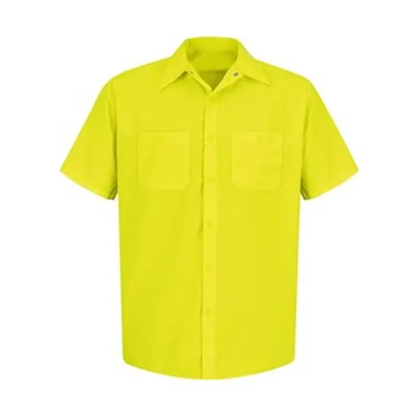 Enhanced Visibility Short Sleeve Work Shirt Tall Sizes... from ASI 84358 S&S Activewear
