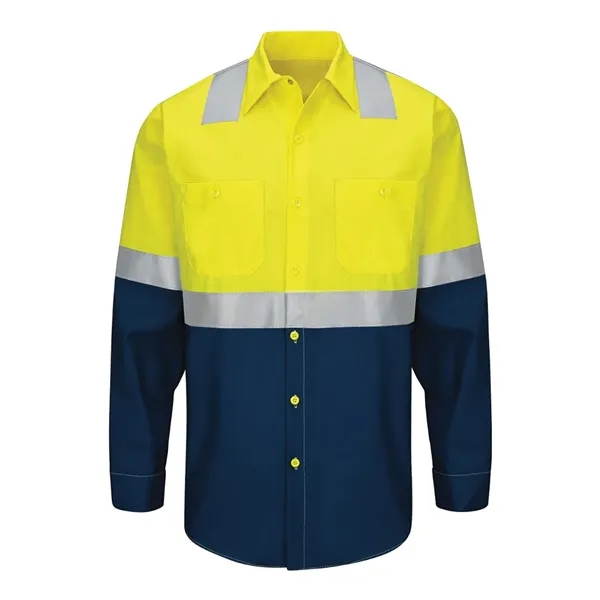 Enhanced & Hi-Visibility Long Sleeve Work Shirt... from ASI 84358 S&S Activewear