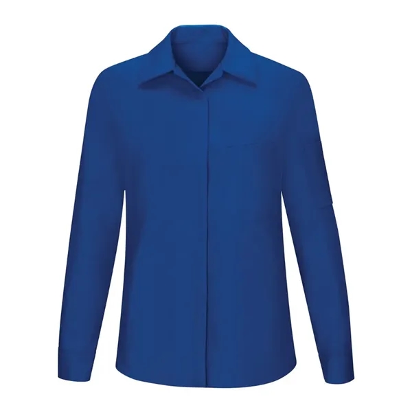 Women's Performance Plus Long Sleeve Shop Shirt with Oilb...... from ASI 84358 S&S Activewear