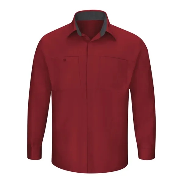 Men's Performance Plus Long Sleeve Shop Shirt with Oilblo...... from ASI 84358 S&S Activewear