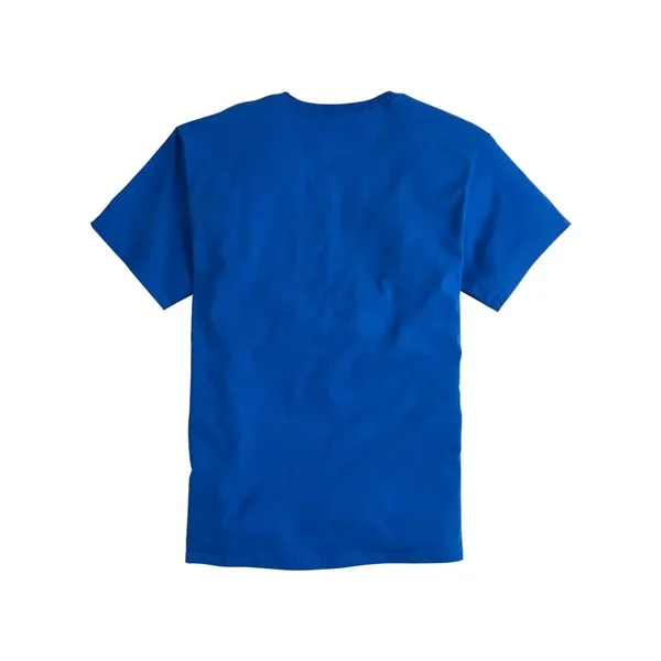 Cotton short sleeve T-shirt made with a tag-free neck label, shoulder-to-shoulder... from ASI 84358 S&S Activewear
