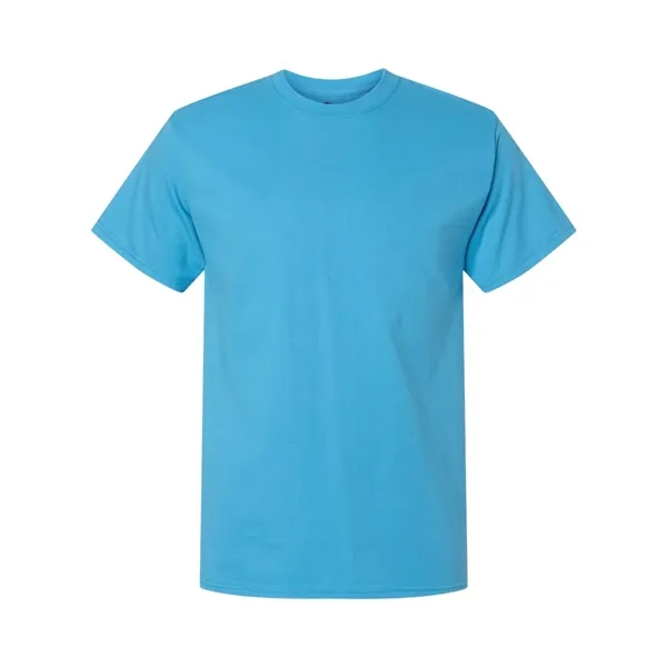 Cotton short sleeve T-shirt made with a tag-free neck label, shoulder-to-shoulder... from ASI 84358 S&S Activewear