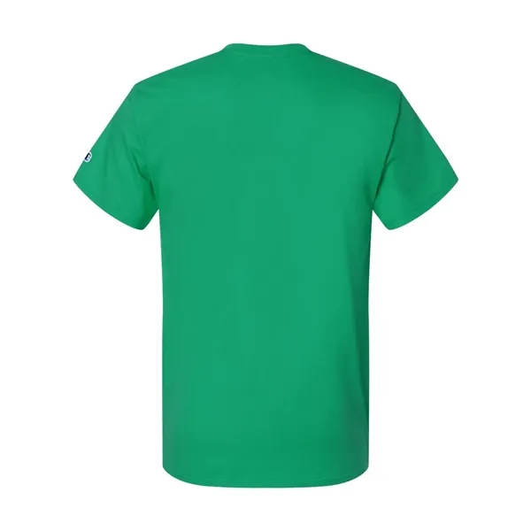 Cotton short sleeve T-shirt made with a tag-free neck label, shoulder-to-shoulder... from ASI 84358 S&S Activewear