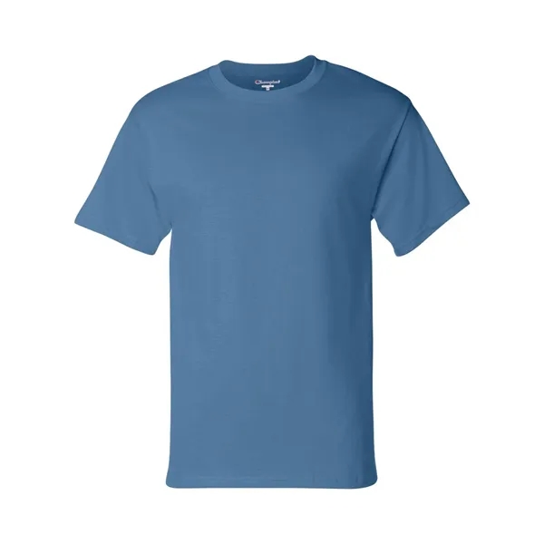 Cotton short sleeve T-shirt made with a tag-free neck label, shoulder-to-shoulder... from ASI 84358 S&S Activewear