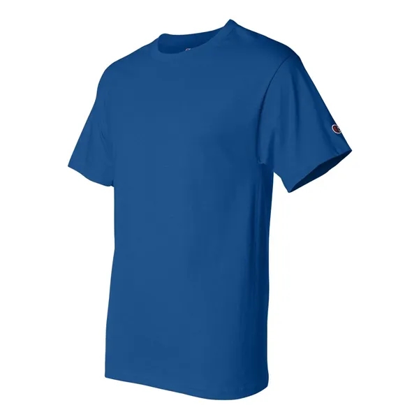 Cotton short sleeve T-shirt made with a tag-free neck label, shoulder-to-shoulder... from ASI 84358 S&S Activewear