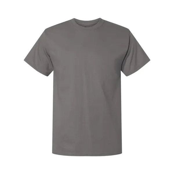 Cotton short sleeve T-shirt made with a tag-free neck label, shoulder-to-shoulder... from ASI 84358 S&S Activewear