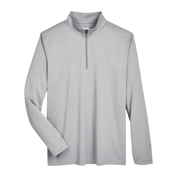 Team 365 Zone Sonic Heather Performance Quarter-Zip Pullover... from ASI 84358 S&S Activewear