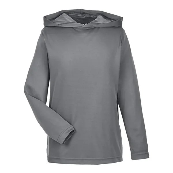 Team 365 Youth Zone Performance Hooded T-Shirt... from ASI 84358 S&S Activewear