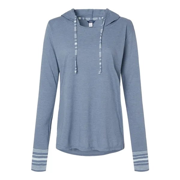 MV Sport Women's Heathered Jersey Hooded Tunic... from ASI 84358 S&S Activewear