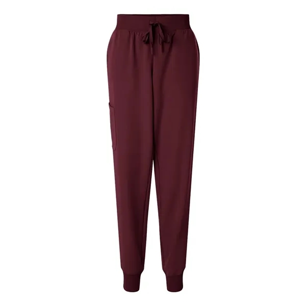 Jaanuu Women's Silex Knit-Waist Scrub Joggers - Petite Sizes... from ASI 84358 S&S Activewear