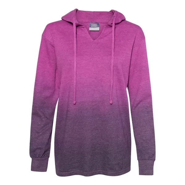 MV Sport Women's French Terry Ombre Hooded Sweatshirt... from ASI 84358 S&S Activewear