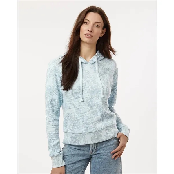MV Sport Women's Maddie Floral Print Hooded Sweatshirt... from ASI 84358 S&S Activewear
