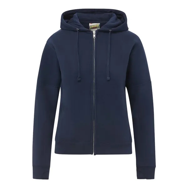 MV Sport Women's Vintage Fleece Hooded Full-Zip Sweatshirt... from ASI 84358 S&S Activewear